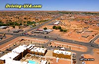 aerial view: Tuba City