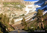 Sierra Nevada east of Yosemite