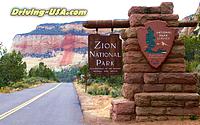 Zion National Park Entrance